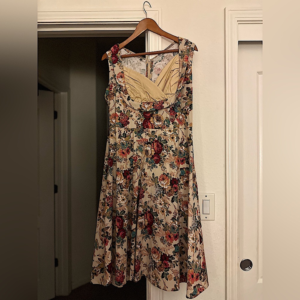 Pinup vintage style plus size dress